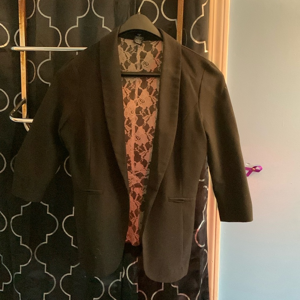 Formal lace floral Blazer